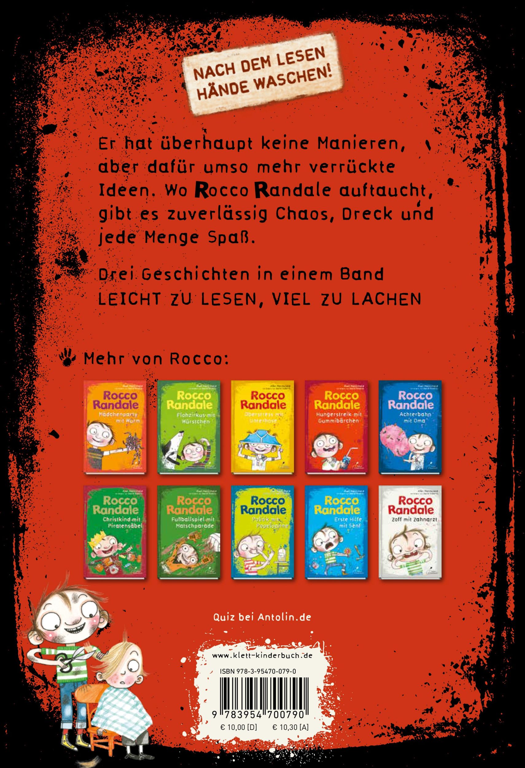 Rückseite: 9783954700790 | Rocco Randale 10. Vampirjagd mit Tomatensuppe | Alan Macdonald | Buch