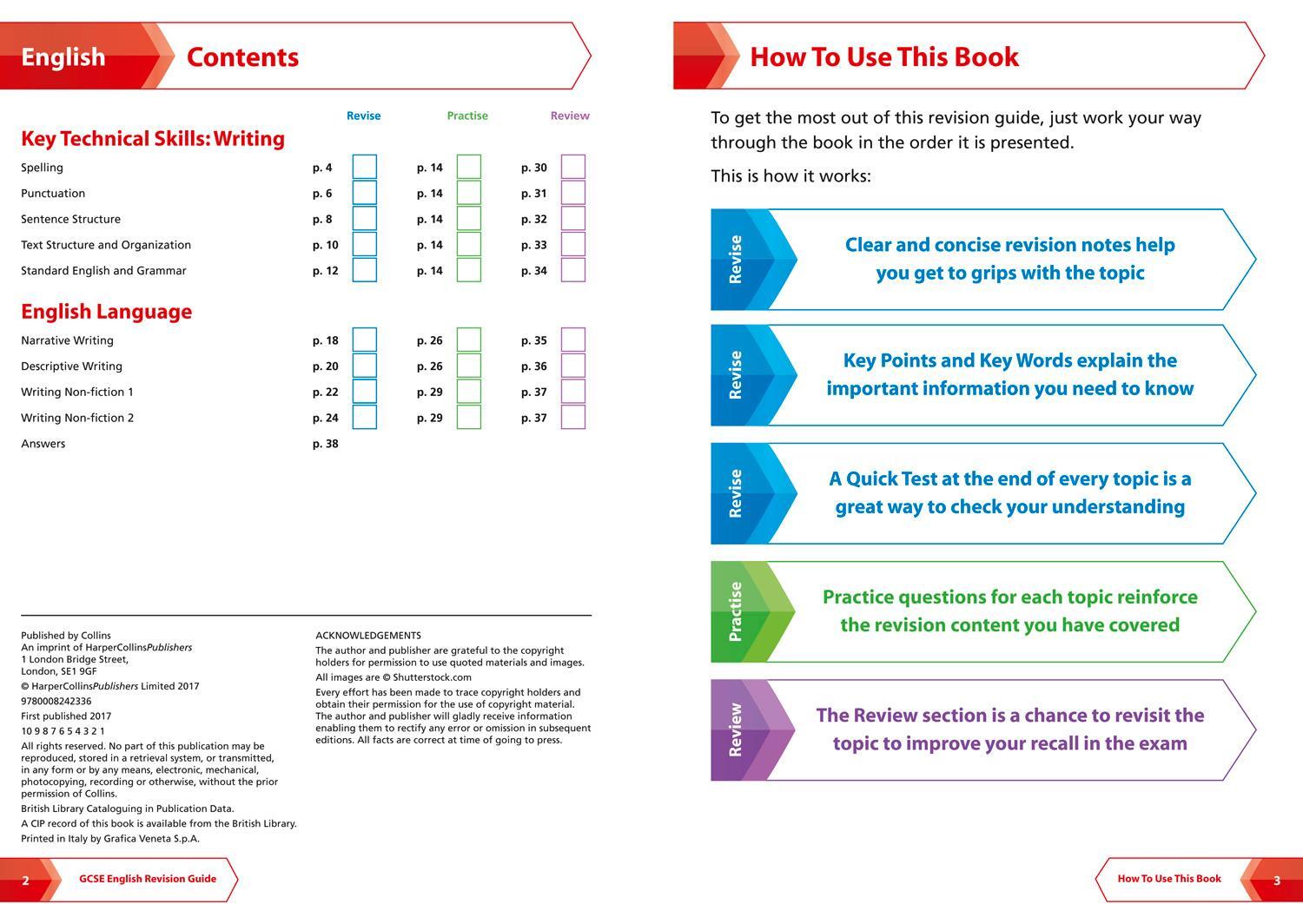 Bild: 9780008242336 | AQA GCSE 9-1 English Language Writing (Papers 1 &amp; 2) Revision Guide
