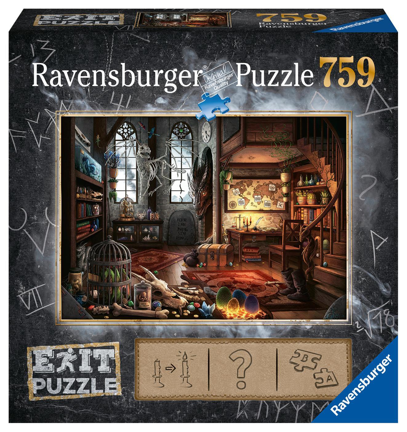 Cover: 4005556199549 | Exit 5 Im Drachenlabor - Puzzle 759 Teile | Puzzle meets Mystery