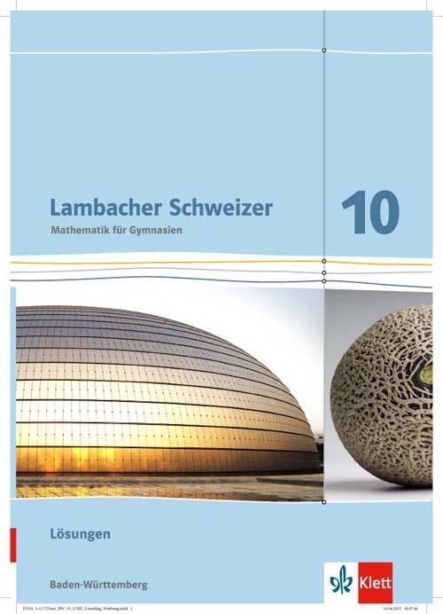 Cover: 9783127353235 | Lambacher Schweizer. Lösungen 10. Schuljahr. Baden-Württemberg | 64 S.