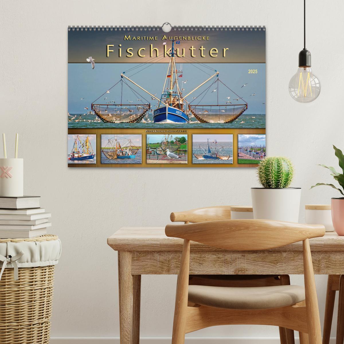 Bild: 9783435383597 | Maritime Augenblicke - Fischkutter (Wandkalender 2025 DIN A3 quer),...