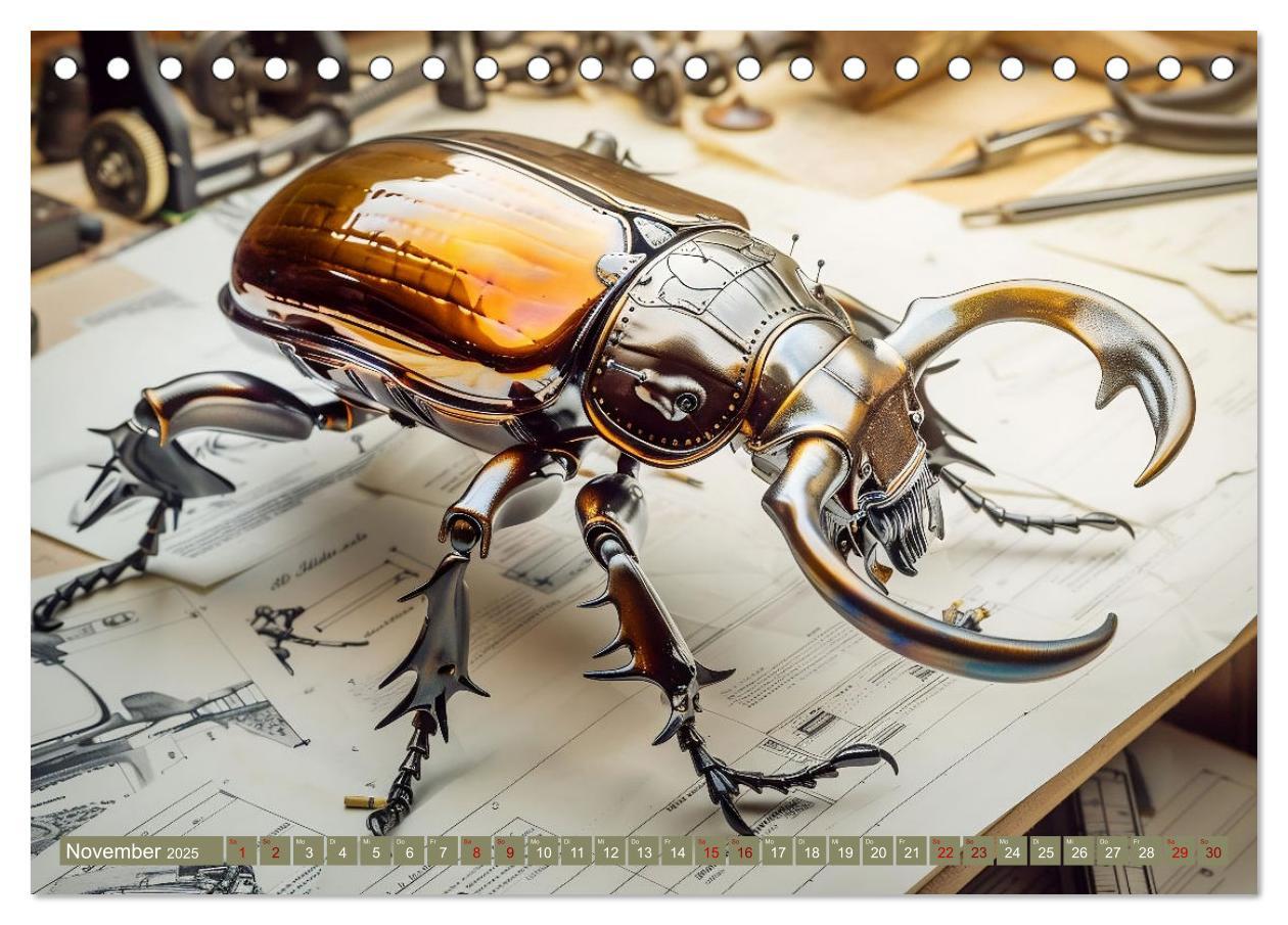 Bild: 9783457185841 | Die fantastische Welt der Steampunk-Insekten (Tischkalender 2025...