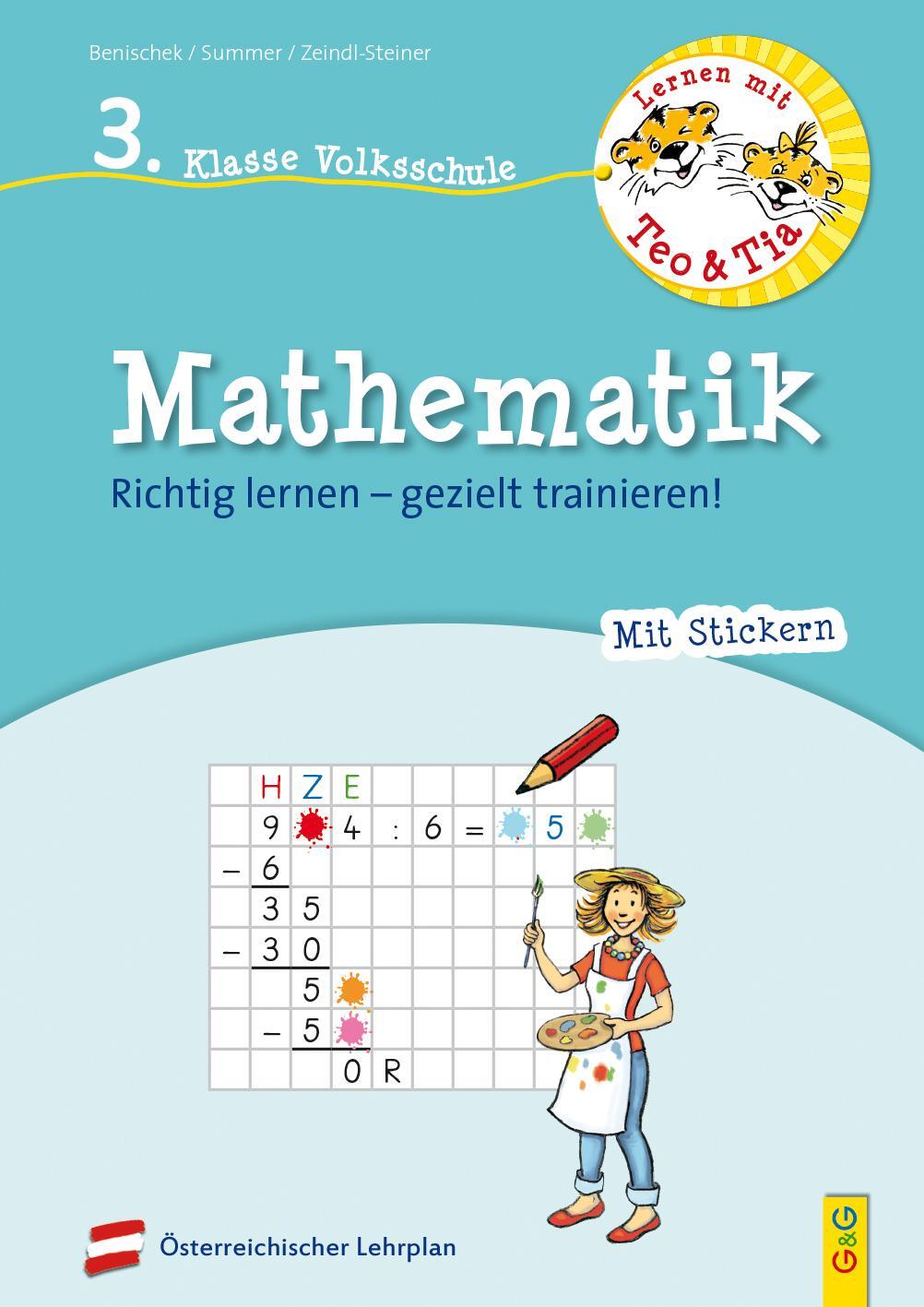 Cover: 9783707422061 | Lernen mit Teo und Tia Mathematik - 3. Klasse Volksschule | Buch