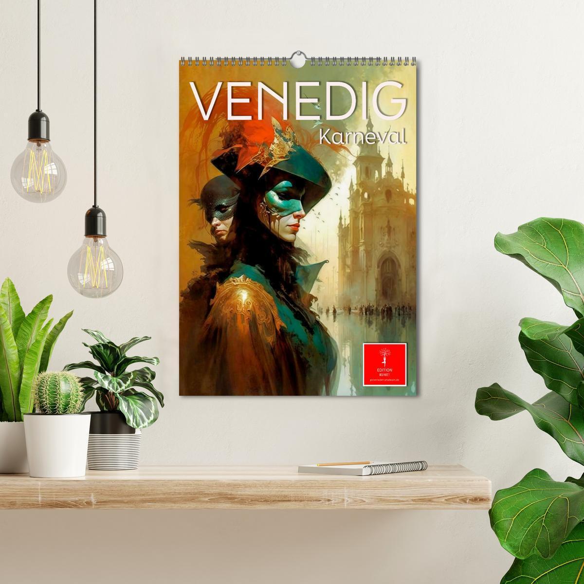 Bild: 9783435883325 | Venedig Karneval (Wandkalender 2025 DIN A3 hoch), CALVENDO...