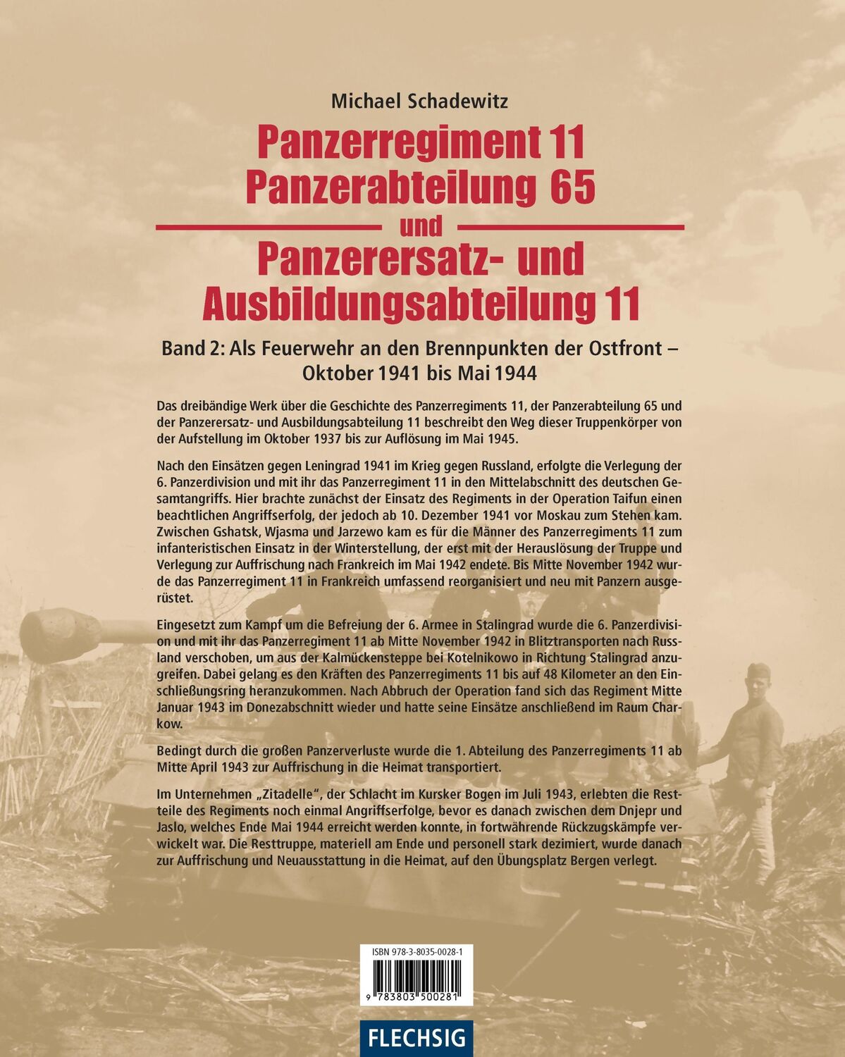 Rückseite: 9783803500281 | Panzerregiment 11, Panzerabteilung 65 und Panzerersatz- und...