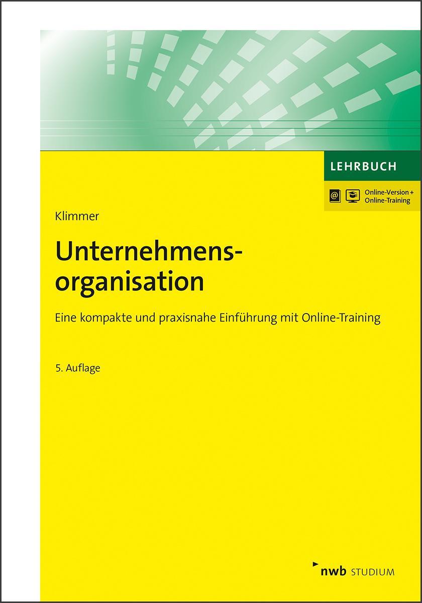 Cover: 9783482549755 | Unternehmensorganisation | Matthias Klimmer | Bundle | 1 Taschenbuch