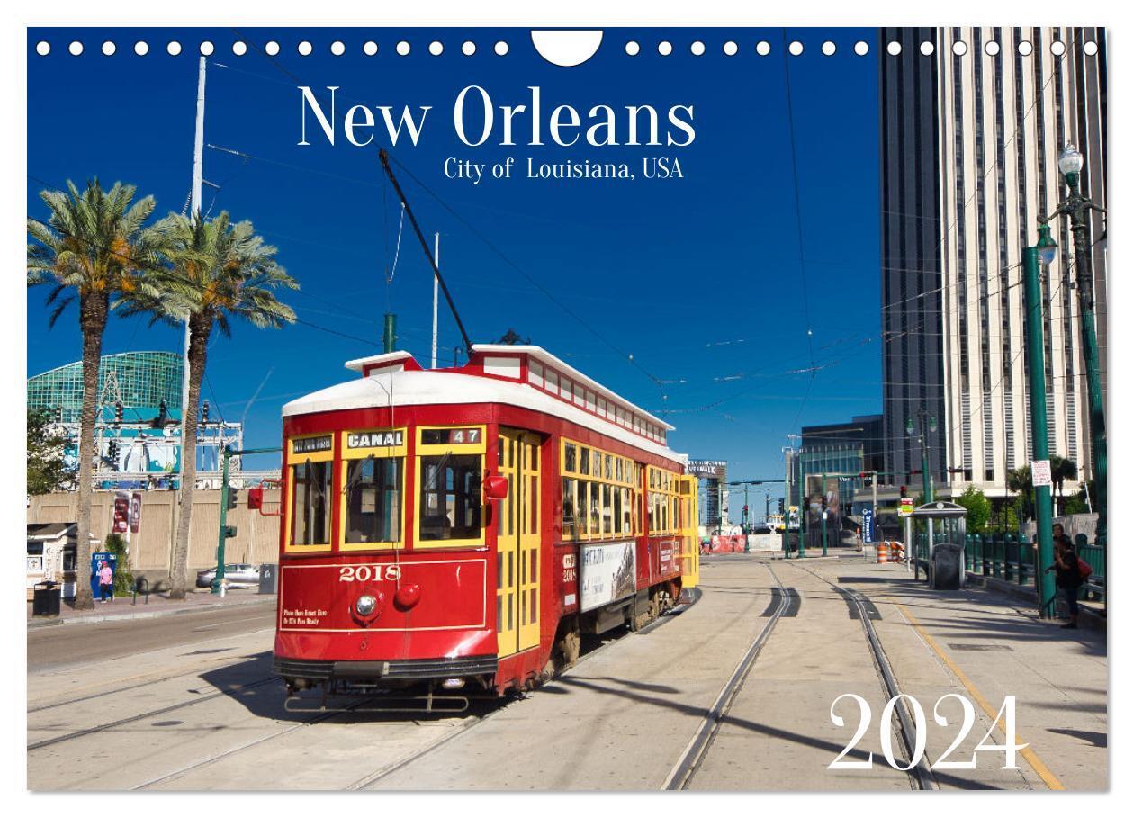 Cover: 9783383689994 | New Orleans Louisiana, USA (Wandkalender 2024 DIN A4 quer),...