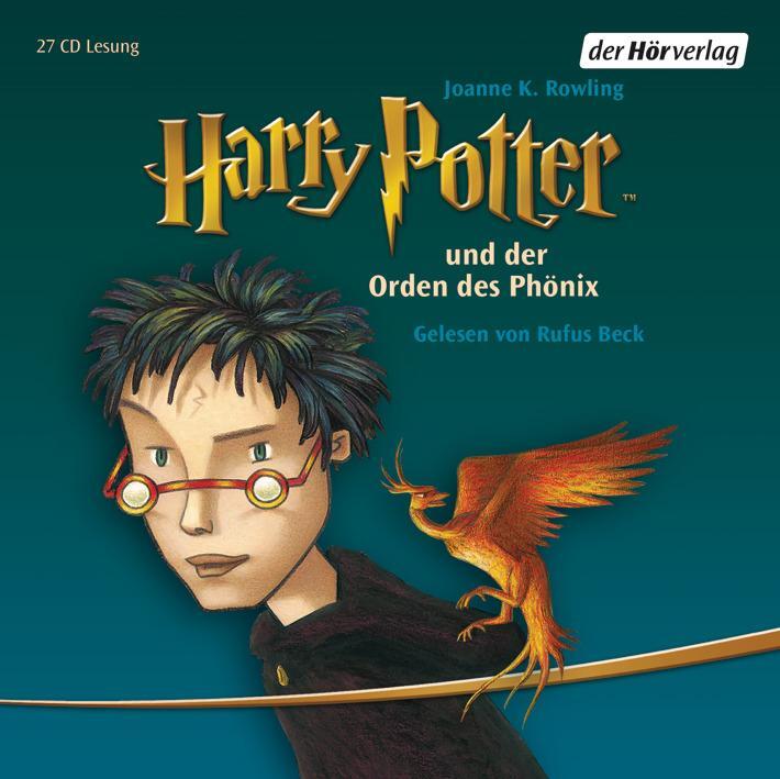 Cover: 9783867176583 | Harry Potter 5 und der Orden des Phönix | Gelesen von Rufus Beck | CD