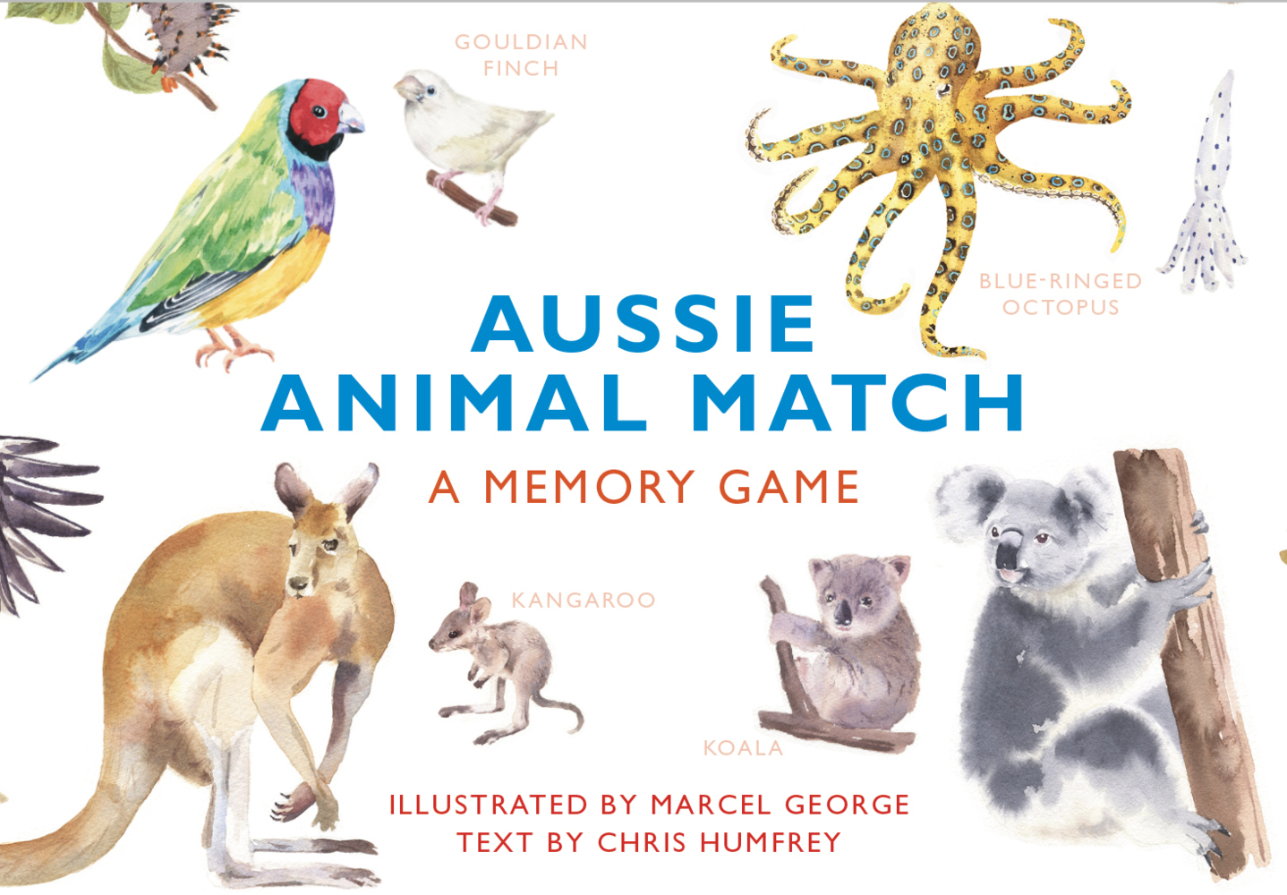 Cover: 9781913947453 | Aussie Animal Match | A Memory Game | Chris Humfrey | 50 S. | 847285