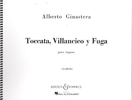 Cover: 9790060031182 | Toccata, Villancico y Fuga op. 18 | Alberto Ginastera | Buch