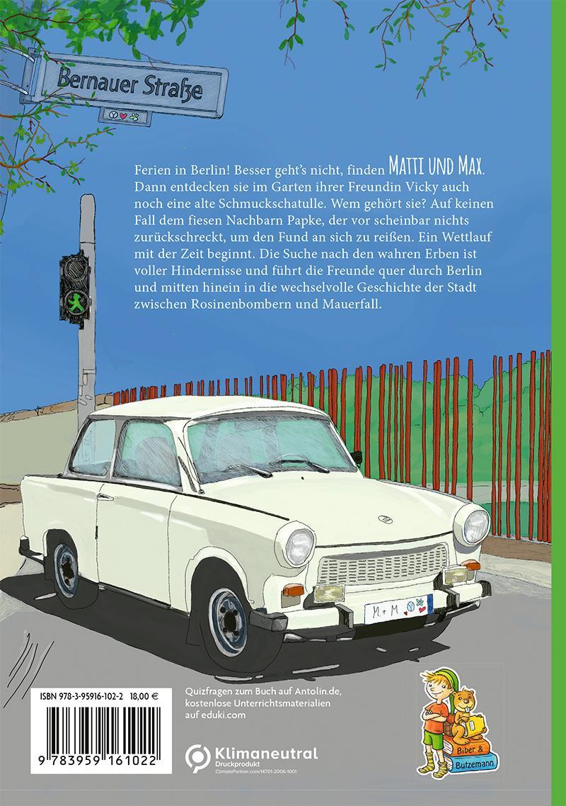Rückseite: 9783959161022 | Matti und Max: Abenteuer in Berlin | Sandra Lehmann | Buch | Deutsch
