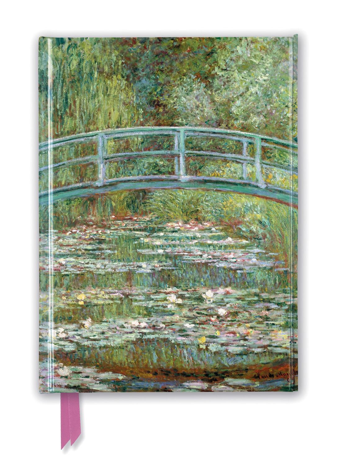 Cover: 9781787550322 | Claude Monet: Bridge Over a Pond of Water Lilies (Foiled Journal)