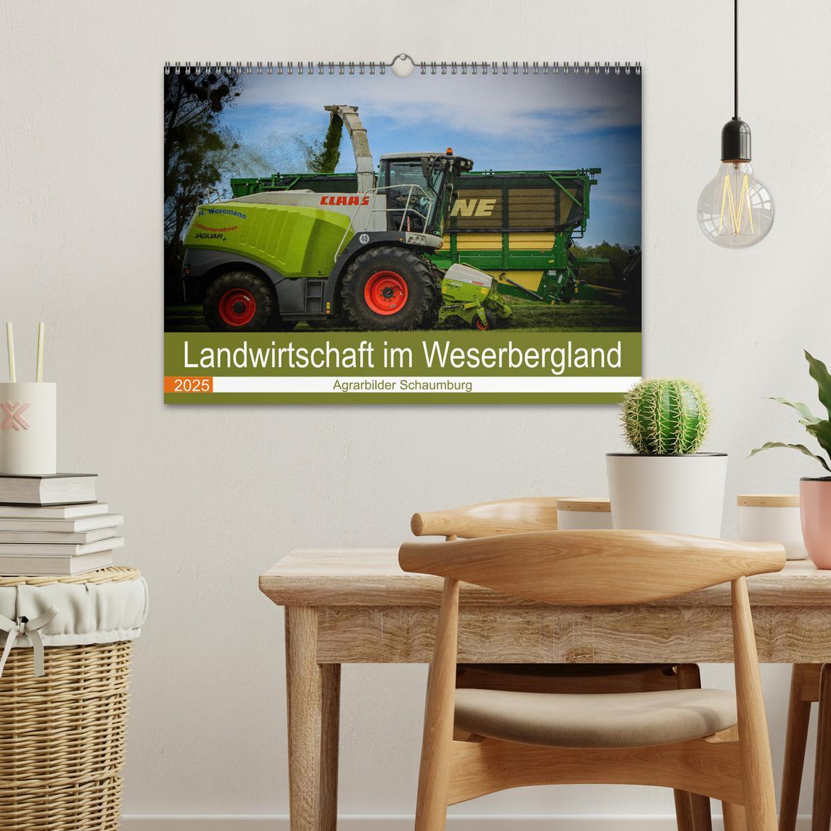 Bild: 9783383988301 | Landwirtschaft im Weserbergland (Wandkalender 2025 DIN A3 quer),...