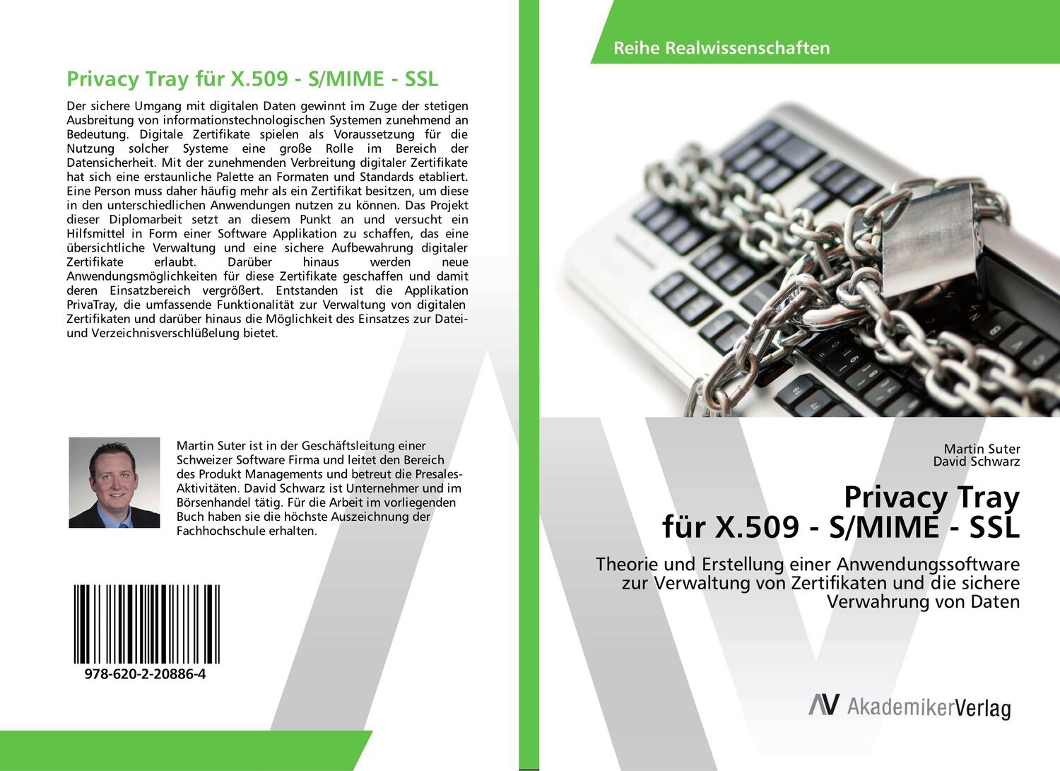 Cover: 9786202208864 | Privacy Tray für X.509 - S/MIME - SSL | Martin Suter (u. a.) | Buch