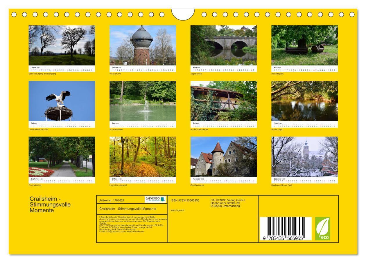 Bild: 9783435565955 | Crailsheim - Stimmungsvolle Momente (Wandkalender 2025 DIN A4...