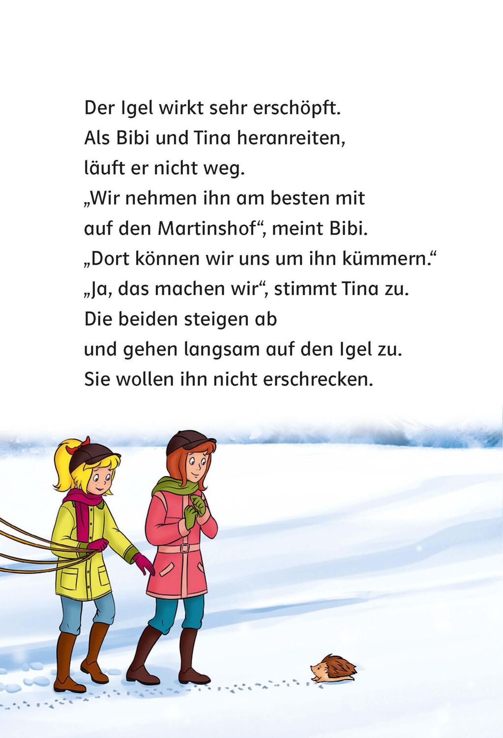 Bild: 9783129497623 | Bibi &amp; Tina: Rettet den Igel | Erstlesen 2. Klasse, ab 7 Jahren | Buch