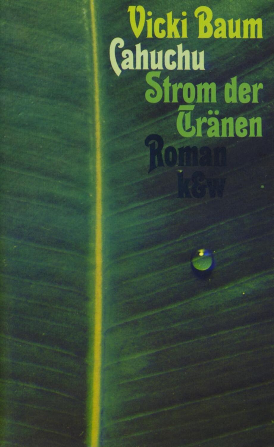 Cover: 9783462006780 | Cahuchu | Vicki Baum | Buch | 561 S. | Deutsch | 1975