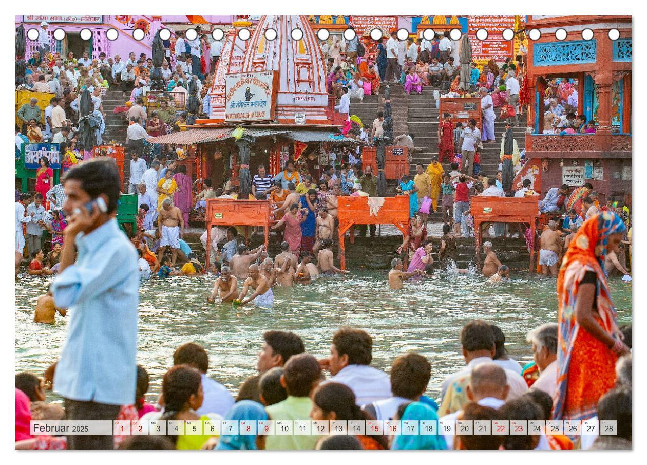 Bild: 9783435240203 | INDIEN Allahabad Haridwar Varanasi Vrindavan (Tischkalender 2025...