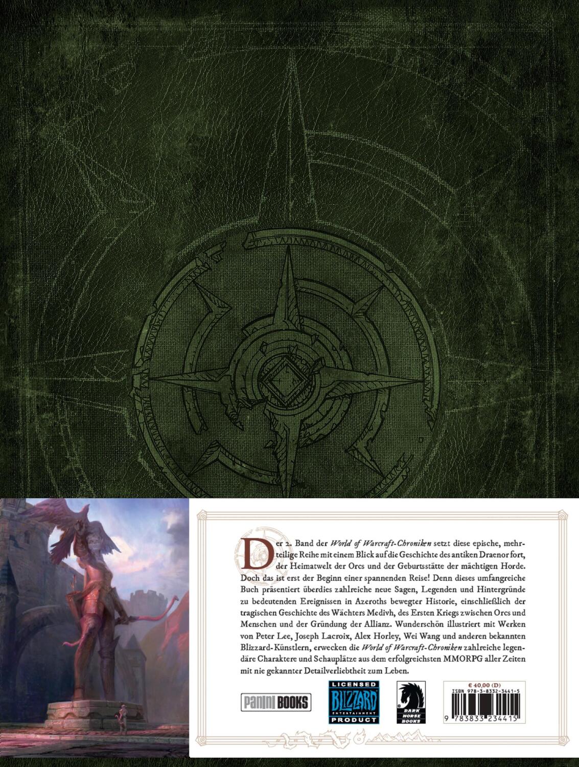 Rückseite: 9783833234415 | World of Warcraft: Chroniken Band 2 | Blizzard Entertainment | Buch