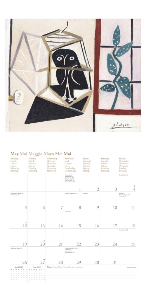 Bild: 4002725994158 | N NEUMANNVERLAGE - Picasso 2025 Broschürenkalender, 30x30cm,...