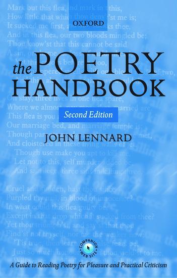 Cover: 9780199265381 | The Poetry Handbook | John Lennard | Taschenbuch | Englisch | 2006