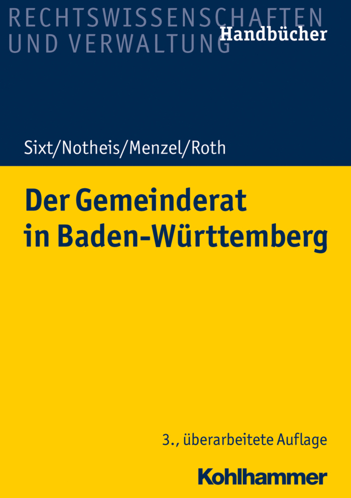 Cover: 9783170361904 | Der Gemeinderat in Baden-Württemberg | Taschenbuch | Deutsch | 2019