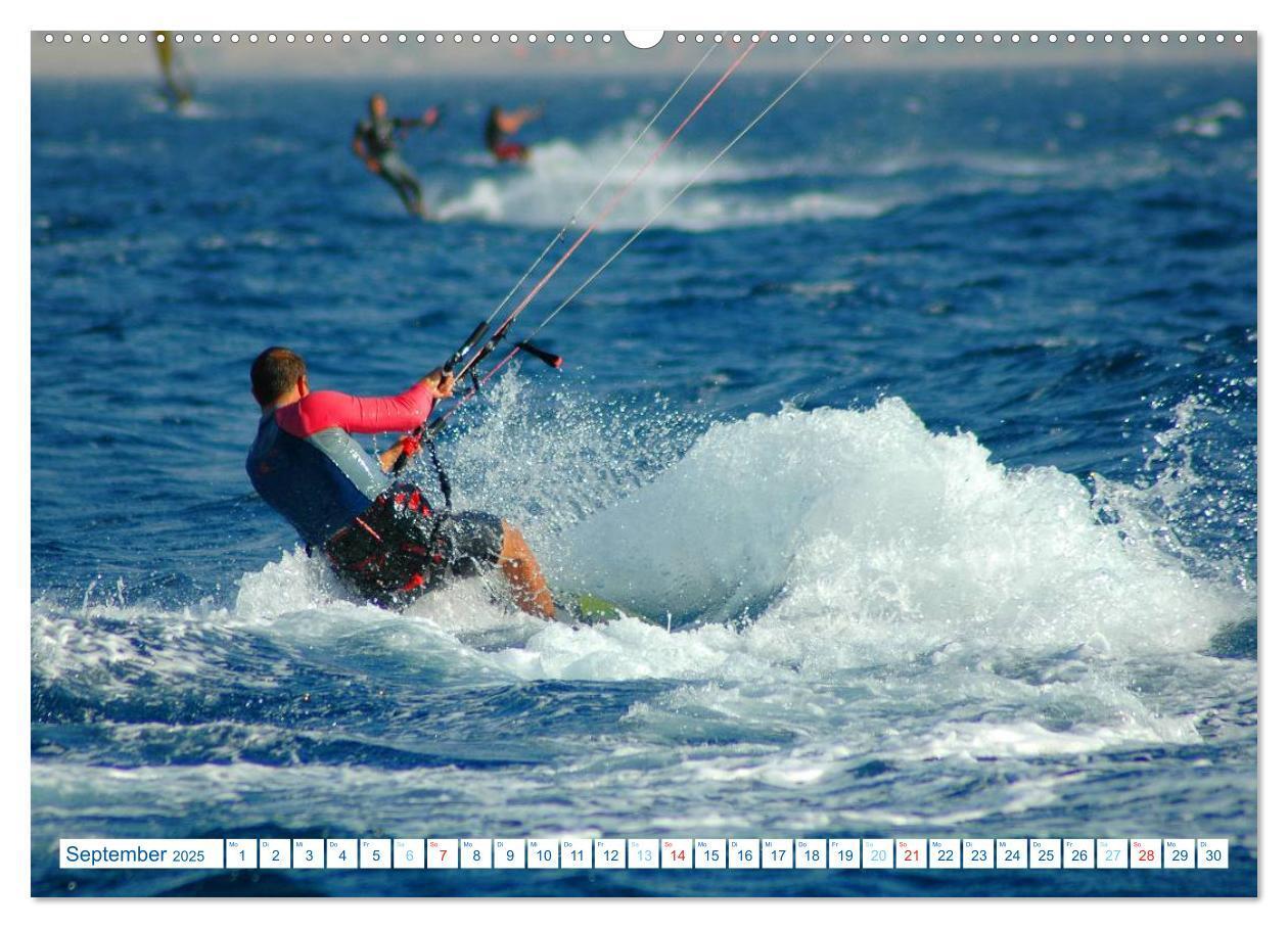 Bild: 9783435477029 | Kitesurfen - Wind und Wellen (Wandkalender 2025 DIN A2 quer),...