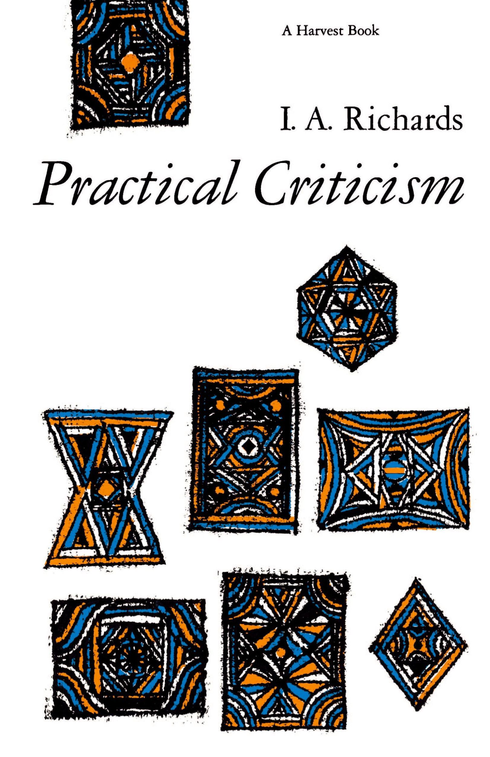 Cover: 9780156736268 | Practical Criticism | A Study of Literary Judgment | Ivor A. Richards