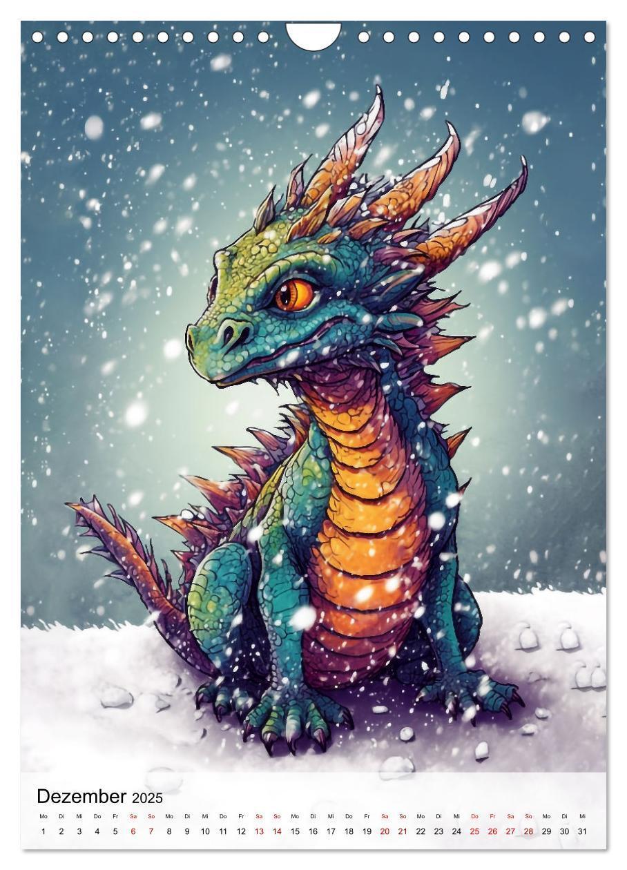 Bild: 9783435869343 | Drachen Kinder (Wandkalender 2025 DIN A4 hoch), CALVENDO...