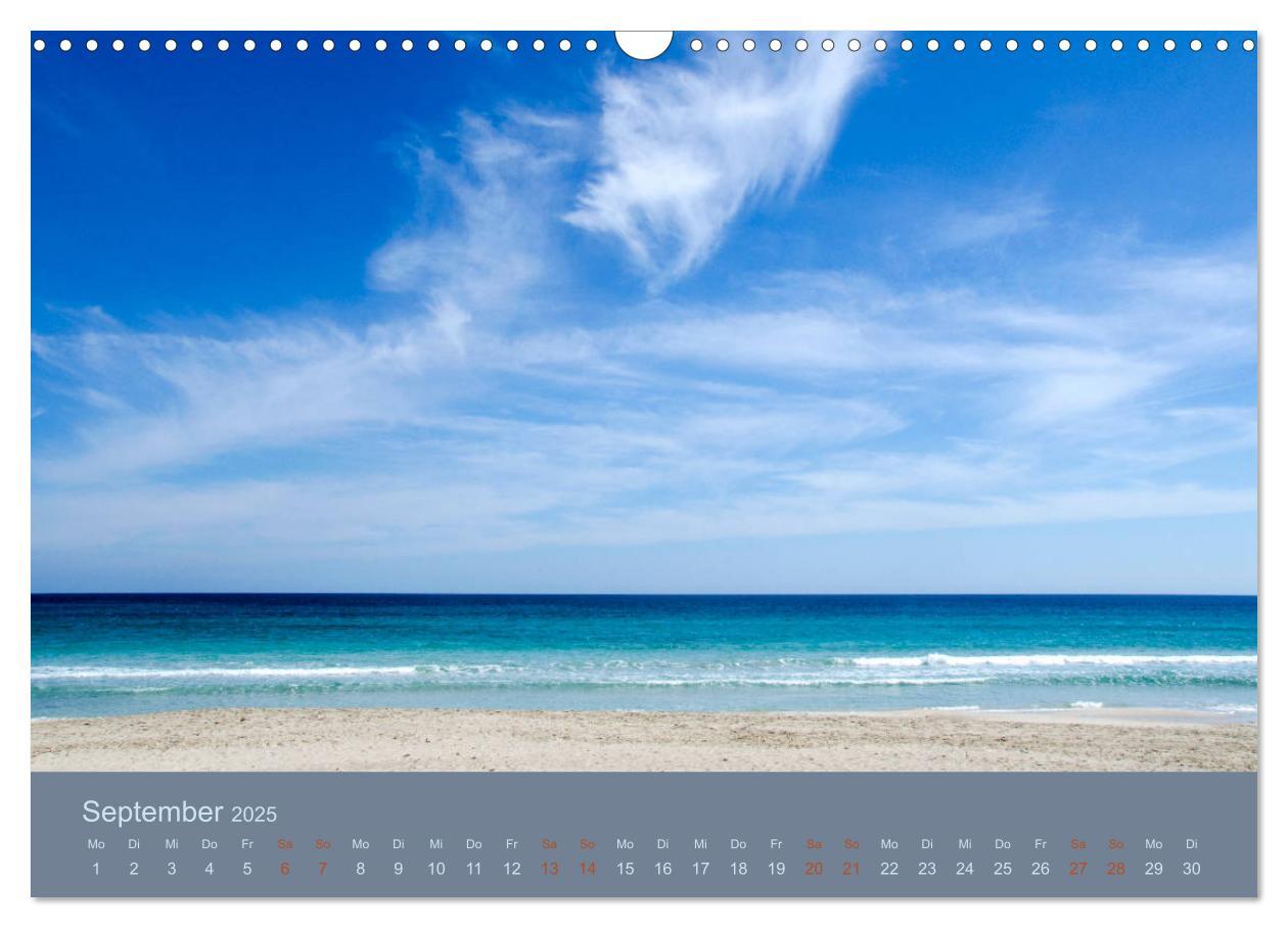 Bild: 9783435430536 | Tag am Meer (Wandkalender 2025 DIN A3 quer), CALVENDO Monatskalender