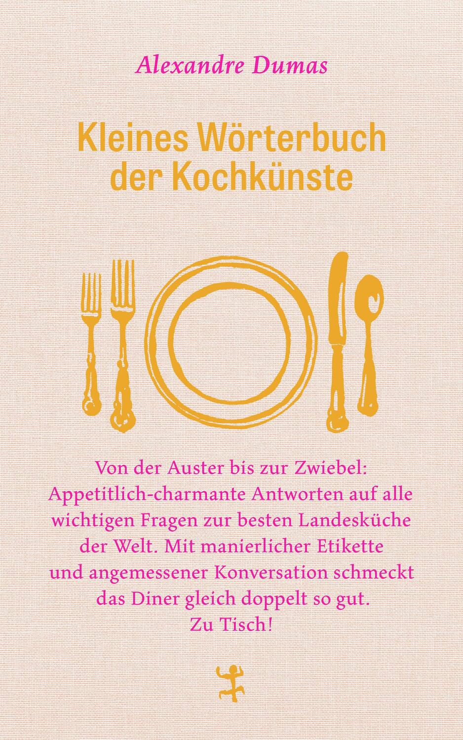 Cover: 9783957576149 | Kleines Wörterbuch der Kochkünste | Alexandre Dumas | Buch | Deutsch