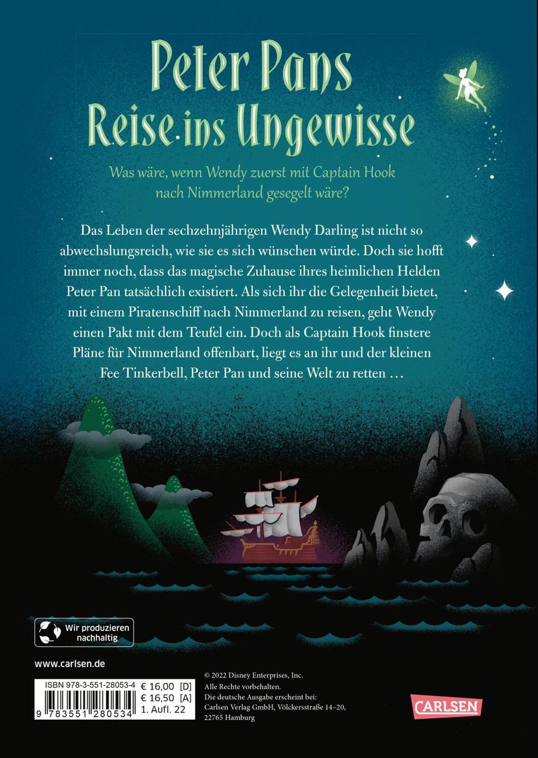 Rückseite: 9783551280534 | Disney. Twisted Tales: Peter Pans Reise ins Ungewisse | Buch | Deutsch