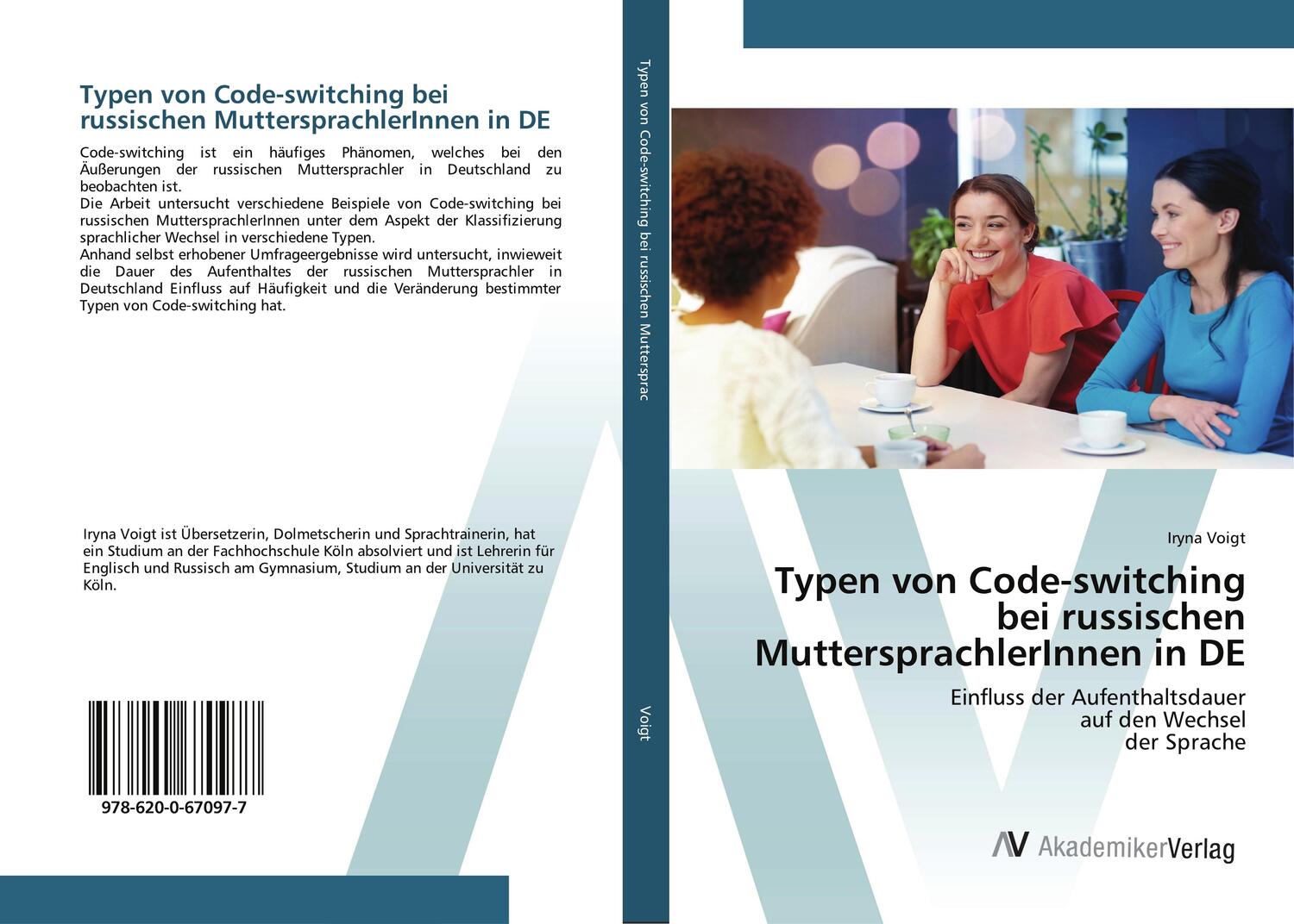 Cover: 9786200670977 | Typen von Code-switching bei russischen MuttersprachlerInnen in DE