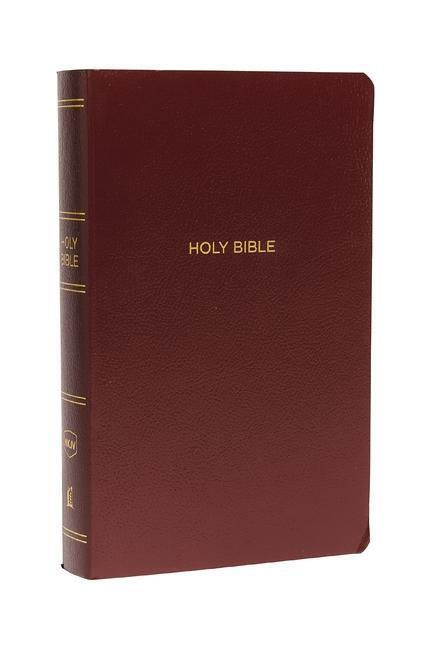 Cover: 9780718075071 | NKJV, Gift and Award Bible, Leather-Look, Burgundy, Red Letter Edition