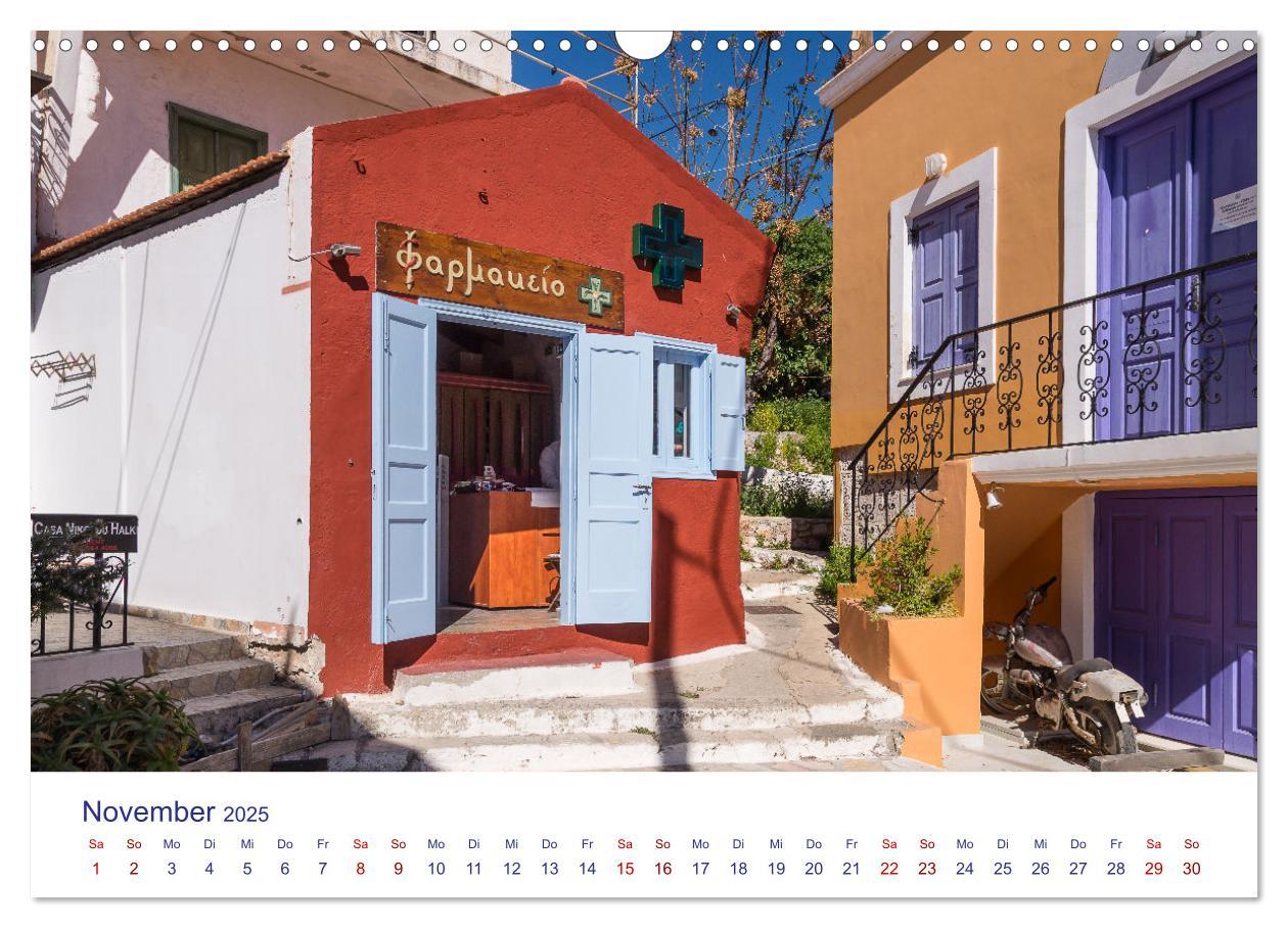 Bild: 9783383959172 | Insel Chalki (Wandkalender 2025 DIN A3 quer), CALVENDO Monatskalender