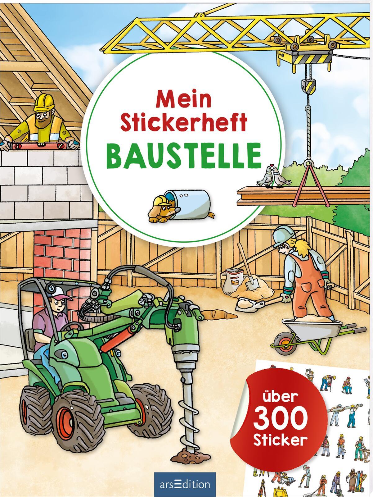 Cover: 9783845860640 | Mein Stickerheft Baustelle | Über 300 Sticker | Sebastian Coenen