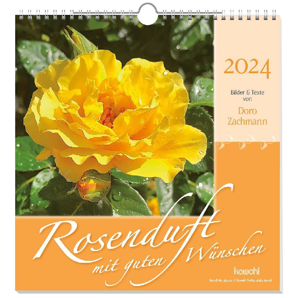 Cover: 9783754825044 | Rosenduft mit guten Wünschen 2024 | Doro Zachmann | Kalender | 14 S.
