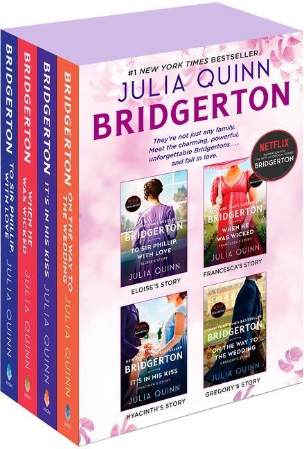 Cover: 9780063303713 | Bridgerton Boxed Set 5-8: To Sir Phillip, with Love / When He Was...
