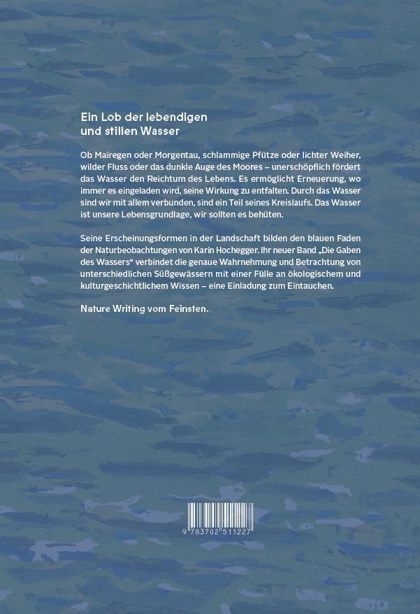 Rückseite: 9783702511227 | Die Gaben des Wassers | Karin Hochegger | Buch | 256 S. | Deutsch