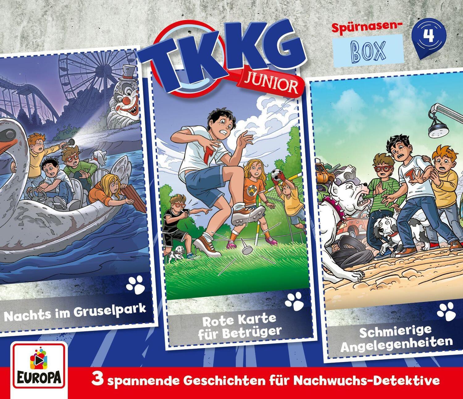 Cover: 194397843224 | TKKG Junior - SpürnasenBox 04 (Folgen 10 - 12) | Audio-CD | Deutsch