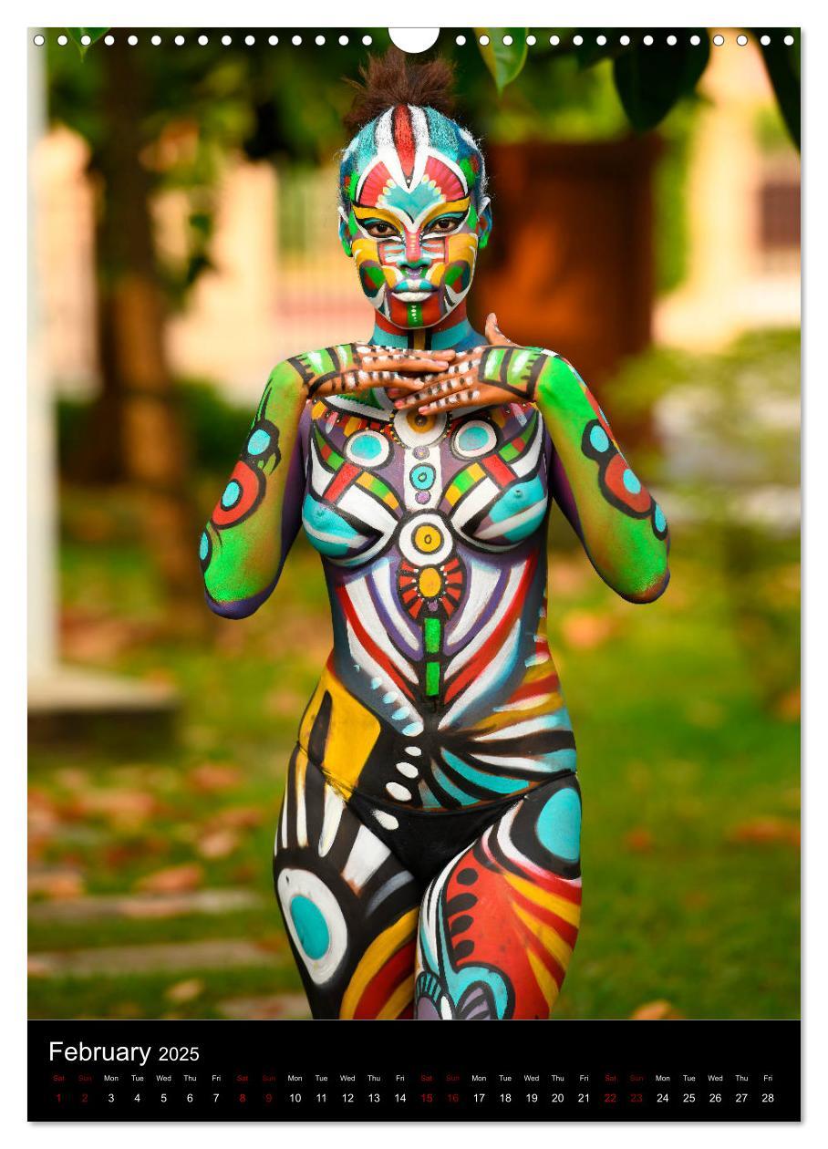 Bild: 9781325972029 | Equatorial Guinea Bodypainting Festival (Wall Calendar 2025 DIN A3...