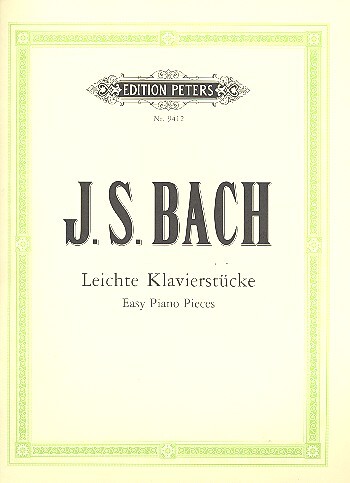 Cover: 9790014106041 | Klavierstucke | Johann Sebastian Bach | Buch | Edition Peters