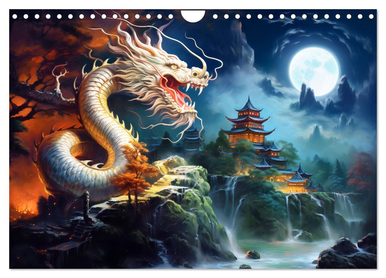 Bild: 9783383834004 | Drachen-Jahr - Kalenderplaner im Stile des chinesischen...