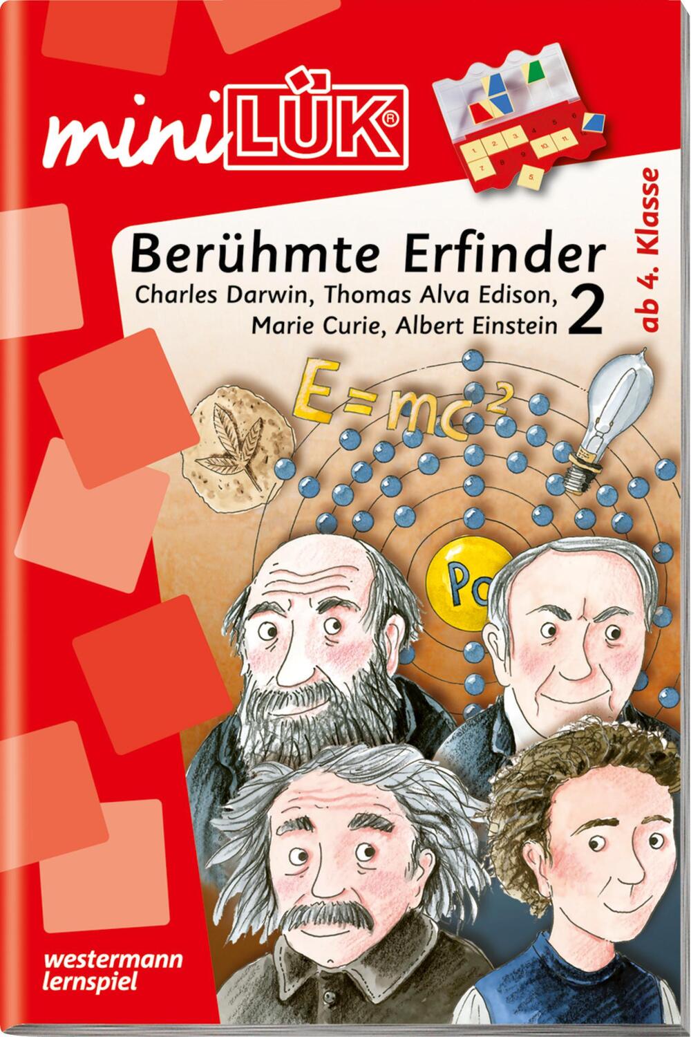 Cover: 9783837743227 | miniLÜK. Erfindungen und Erfinder 2: Darwin, Edison, Curie, Einstein