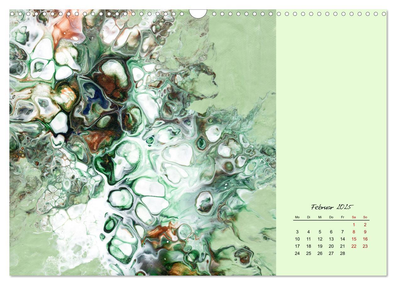 Bild: 9783435024575 | Farbfantasien - Pouring (Wandkalender 2025 DIN A3 quer), CALVENDO...