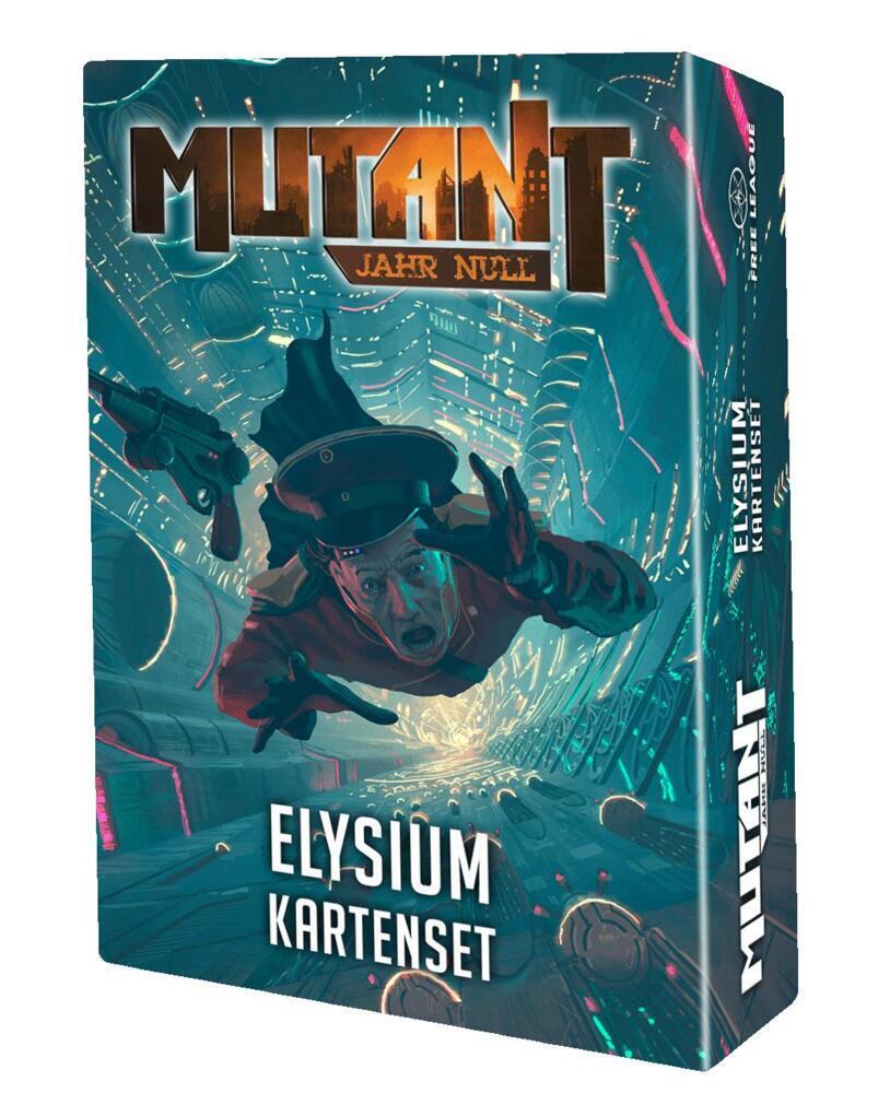 Cover: 9783958672284 | Mutant: Elysium Kartenset | Free League | Spiel | 2022 | Uhrwerk