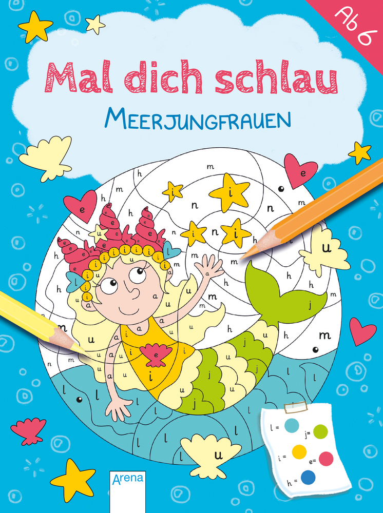 Cover: 9783401716381 | Mal dich schlau - Meerjungfrauen | Ilka Röhling | Taschenbuch | 80 S.