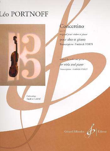 Cover: 9790043095330 | Concertino Opus 14 | Leo Portnoff | Buch | Gerard Billaudot