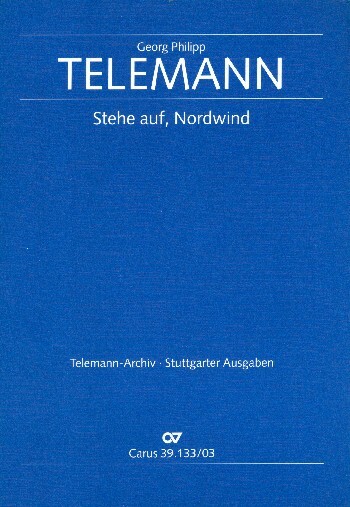 Cover: 9790007103651 | Stehe auf, Nordwind | Kantate zum 2. Pfingsttag | Telemann | 1998
