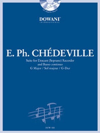 Cover: 9783905476767 | Suite for Descant (Soprano) Recorder and BC in G | Chèdeville | 2017